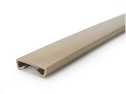 Corrimão Quest Pvc Standard 40x8 Mm, Bege, 1 M