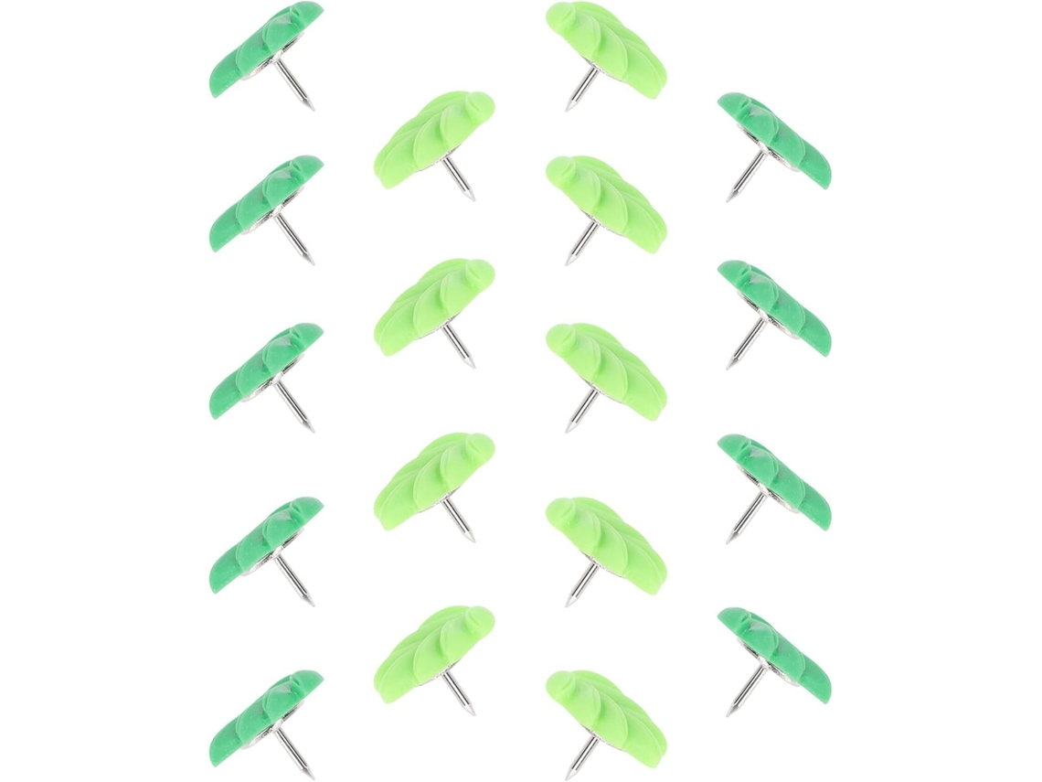 Tachinhas decorativas Hemobllo, feitas de plástico e metal, 20 unidades, formatos variados, ideais para paredes e outros espaços.