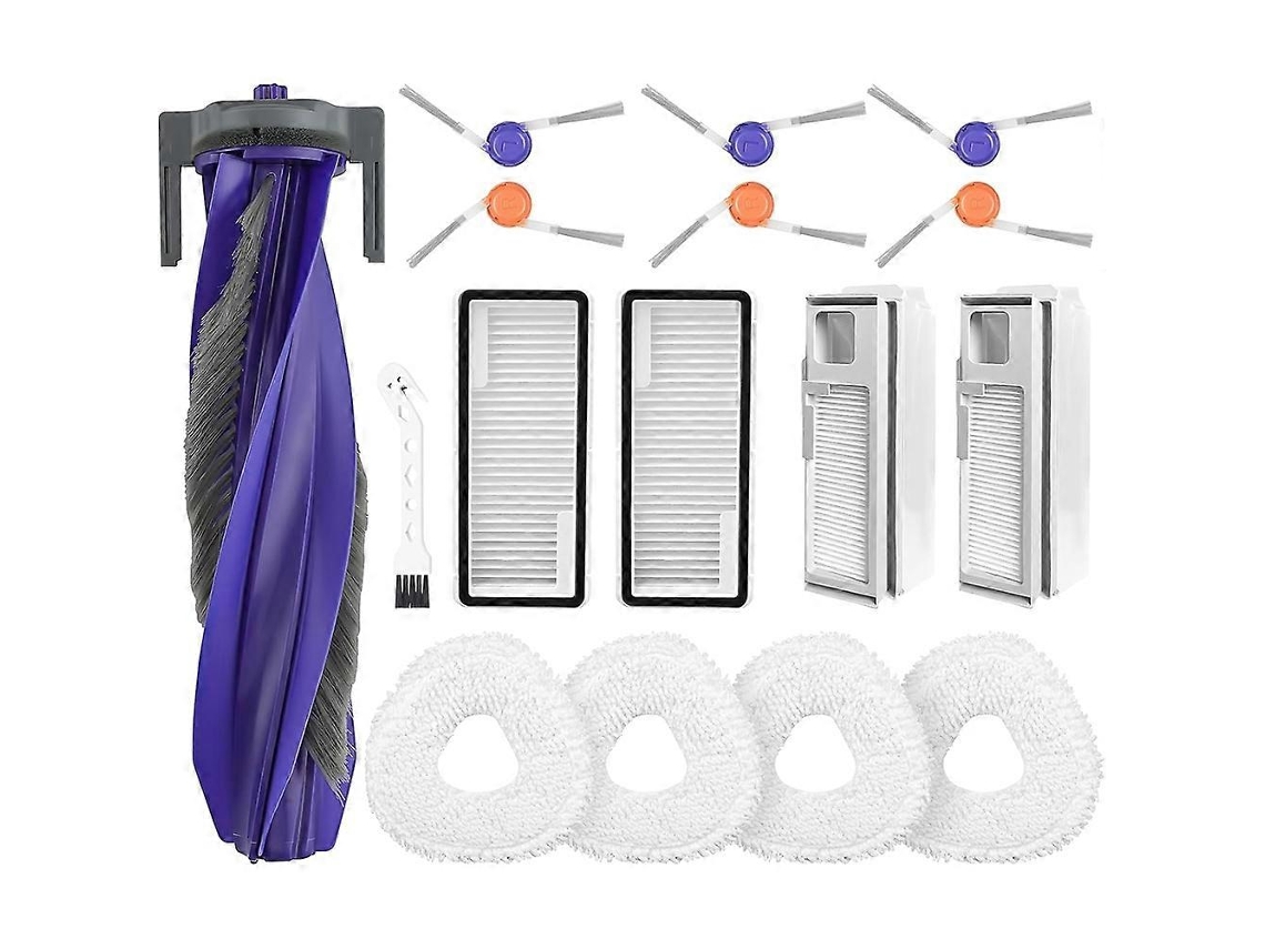 Kit De 16 Acessórios Para O Aspirador Robô Narwal Freo Z10 Ultra/narwal Freo Z10, Incluindo 1 Escova Rotativa Principal._ptg