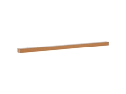 Conjunto 1 Cama De Jardim Vidaxl Castanho Aço (970 X 50 X 36 Cm)