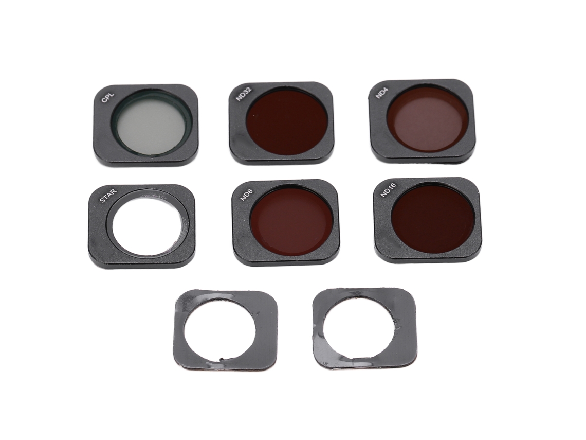 Kit De Filtros De Câmara Para Drone Junestar Cpl Nd4/8/16/32 Filtro Estrella 6 Em 1 Para Lente Hubsan Zino Mini Pro