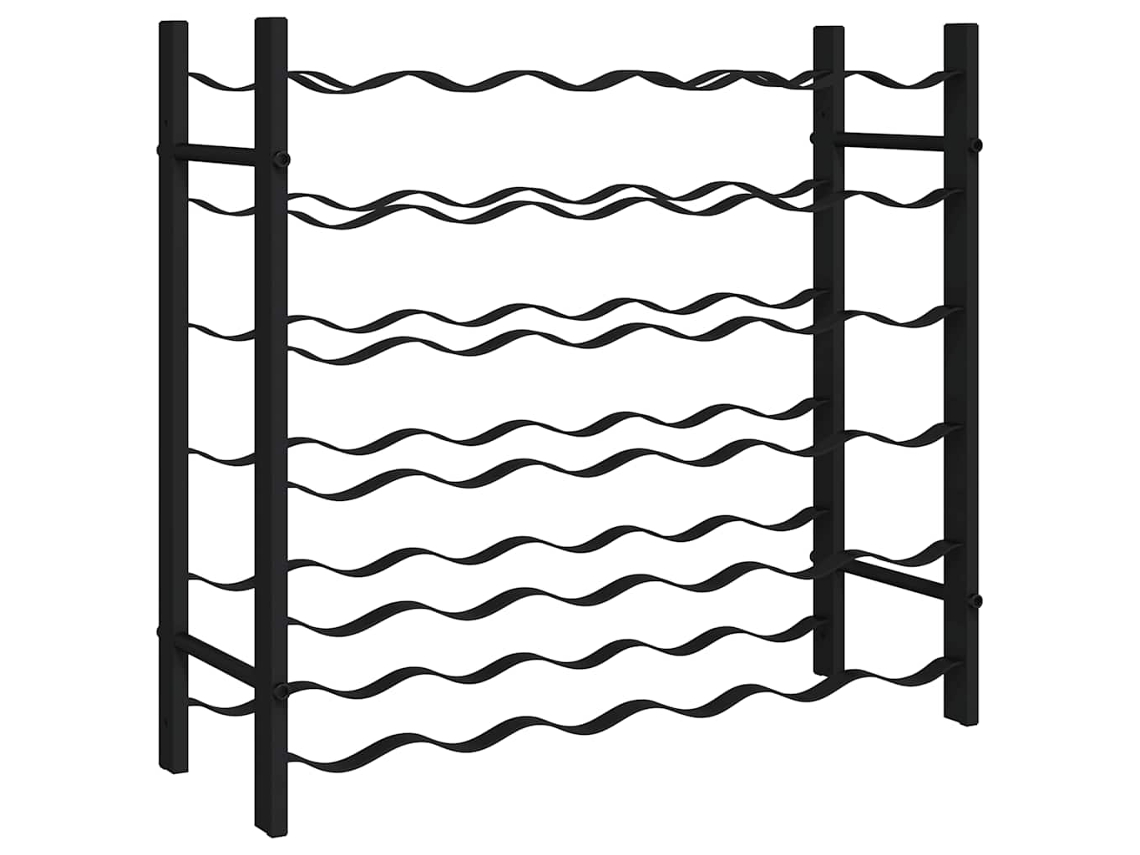 Wine Rack, Wine Racks Vidaxl Preto Ferro (n/a)