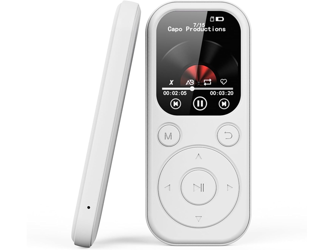 Reprodutor de MP3/MP4 de 8 GB, tela Bluetooth de 5,4 polegadas, 8 GB, 12 horas de reprodução, tamanho de bolso de 2,01 polegadas, para (64 GB)