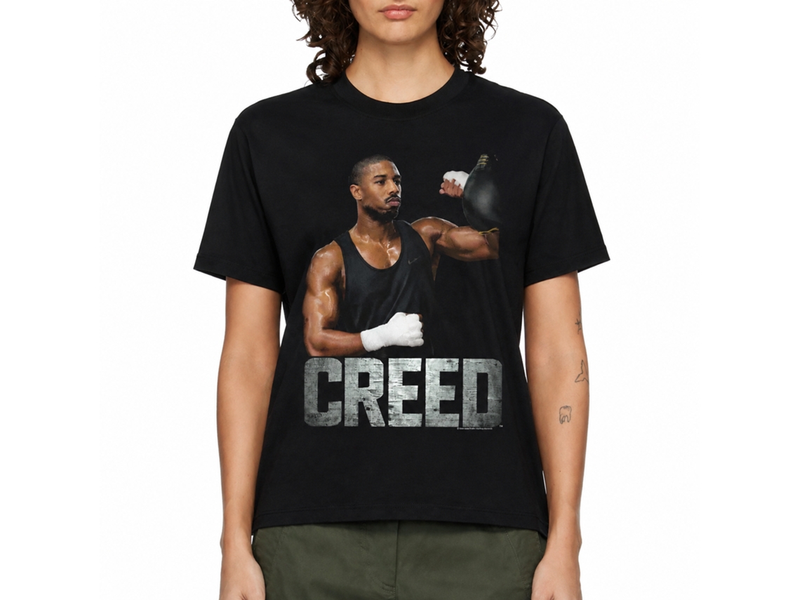 Rockinstone Rocky Movie Creed Black Adult T-shirt Size:xl