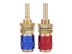 2 Peças Adaptador Rápido M6 Para Resfriamento De Água E Gás Para Soplete Tig, Conector De Conexão Rápida