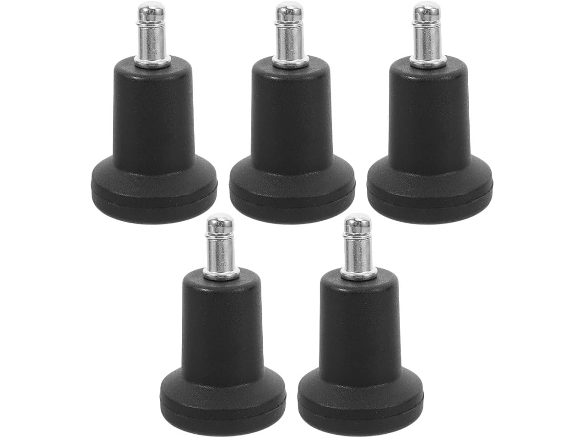 Rodas Antiderrapantes De 5 Peças, Feitas Nylon E Ferro, Para Cadeiras