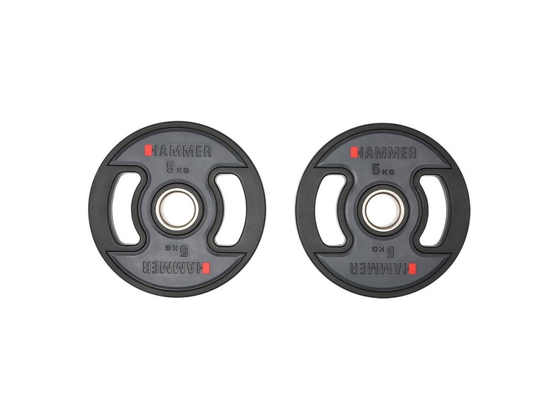 Disco Olímpico 5Kg 2 Unidades Prateado 5 kgfinnlo