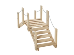 Ponte de Metal de 1,2 m com Design de Folhas CHABERLU
