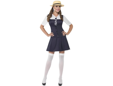 Fato de Mulher  Colegial Nerd (Tam: S - 36/38)