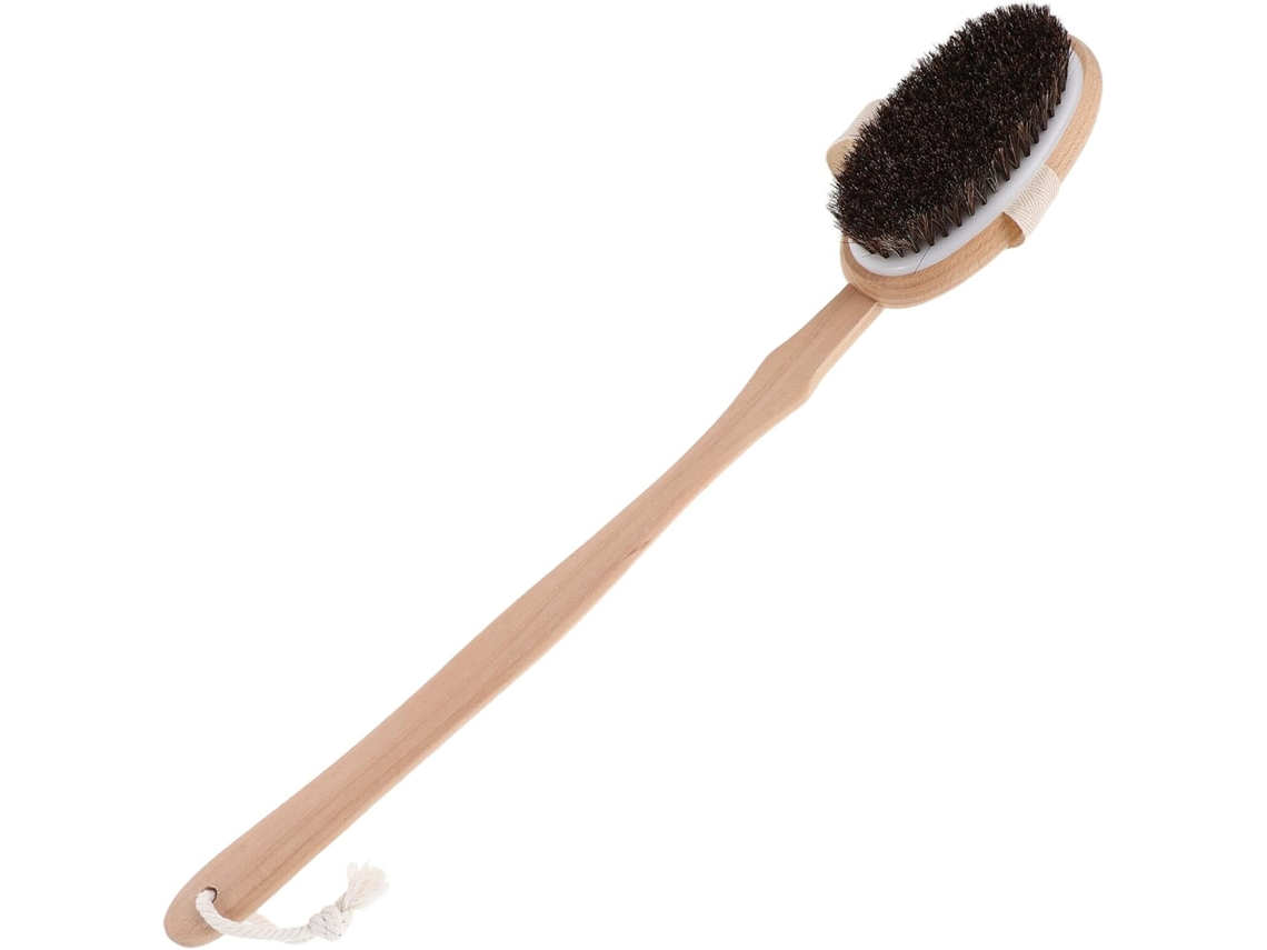 Escova De Banho Mikikit Para As Costas Com Cabo Longo, Escova Ergonômica Esfoliante Para O Corpo E Banho, Seca
