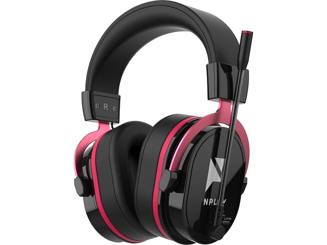 Auscultadores Gaming NPLAY Contact Wireless RGB (Outlet Caixa Aberta - Over Ear - Multiplataforma - Preto)