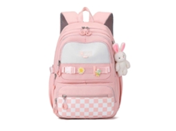 Mochila Escolar, Simples Rosa