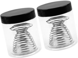 Conjunto De 2 Copos Para Limpeza De Pincéis Com Molas Metálicas Integradas Para Limpeza De Tintas À Base