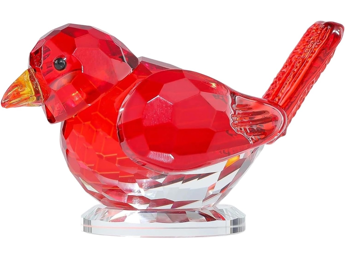 Elegante Escultura Em Miniatura De Cristal Para Casa, Escritório, Biblioteca Uma Decoração