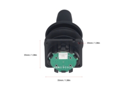 Controlador de cadeira de rodas elétrica de alta precisão com alça e botão de 360°, acessório de 5 V DC