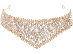 Coroa De Cabelo Com Strass, Acessório Para Noivas E Bailes De Formatura.