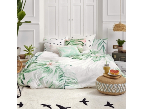Capa de Edredão HAPPYFRIDAY Delicate Bed (260 x 220 cm - Algodão - Multicor)