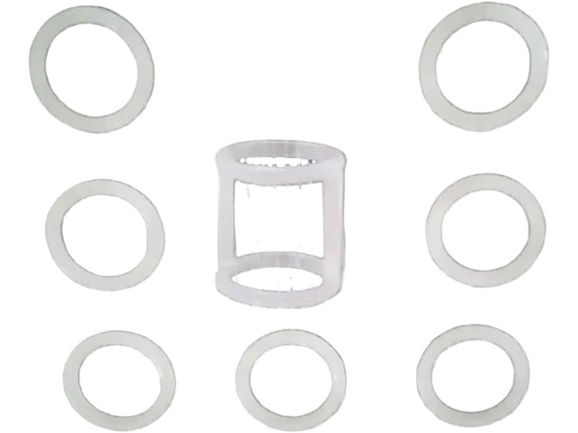 Kit De Anéis Vedação Elásticos Silicone 8em 1 | Compatível Com Acessórios Reparo Máquinas Sorvete Expresso