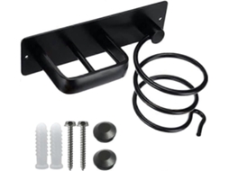 Suporte de Parede para Secador Cabelo T audace, e Chapinha, Conjunto P Arede Cabel GOKOCO