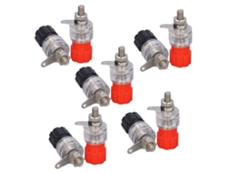 Conector Terminal De Ligação Com Parafuso Prata 5 Conjuntos