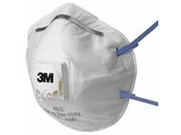 Mascarilla moldeada valvula 3m ffp2 8822 (caja 10)