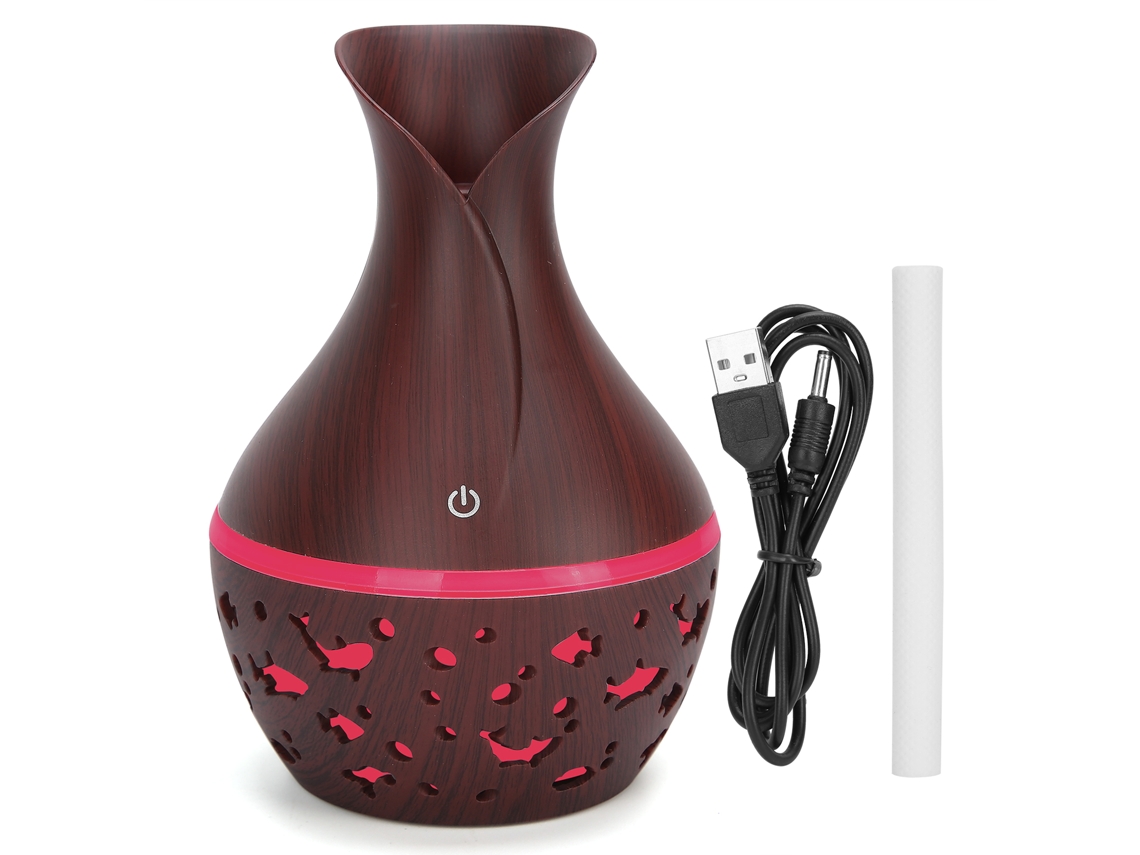 Umidificador E Difusor De Aromas Usb Elétrico Mini De 300ml Para Mesa
