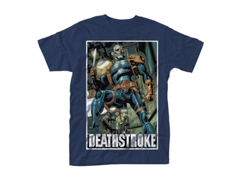 T-shirt DEATHSTROKE (L - Azul)