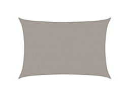 Maison Exclusive - Para-sol Vela Retangular 160 G/m² 3,5x4,5 M Pead Cinza-claro