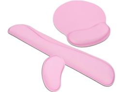 Lurelia Apoio De Pulso Ergonómico Para Teclado E Rato, Em Espuma Viscoelástica, Base Antiderrapante