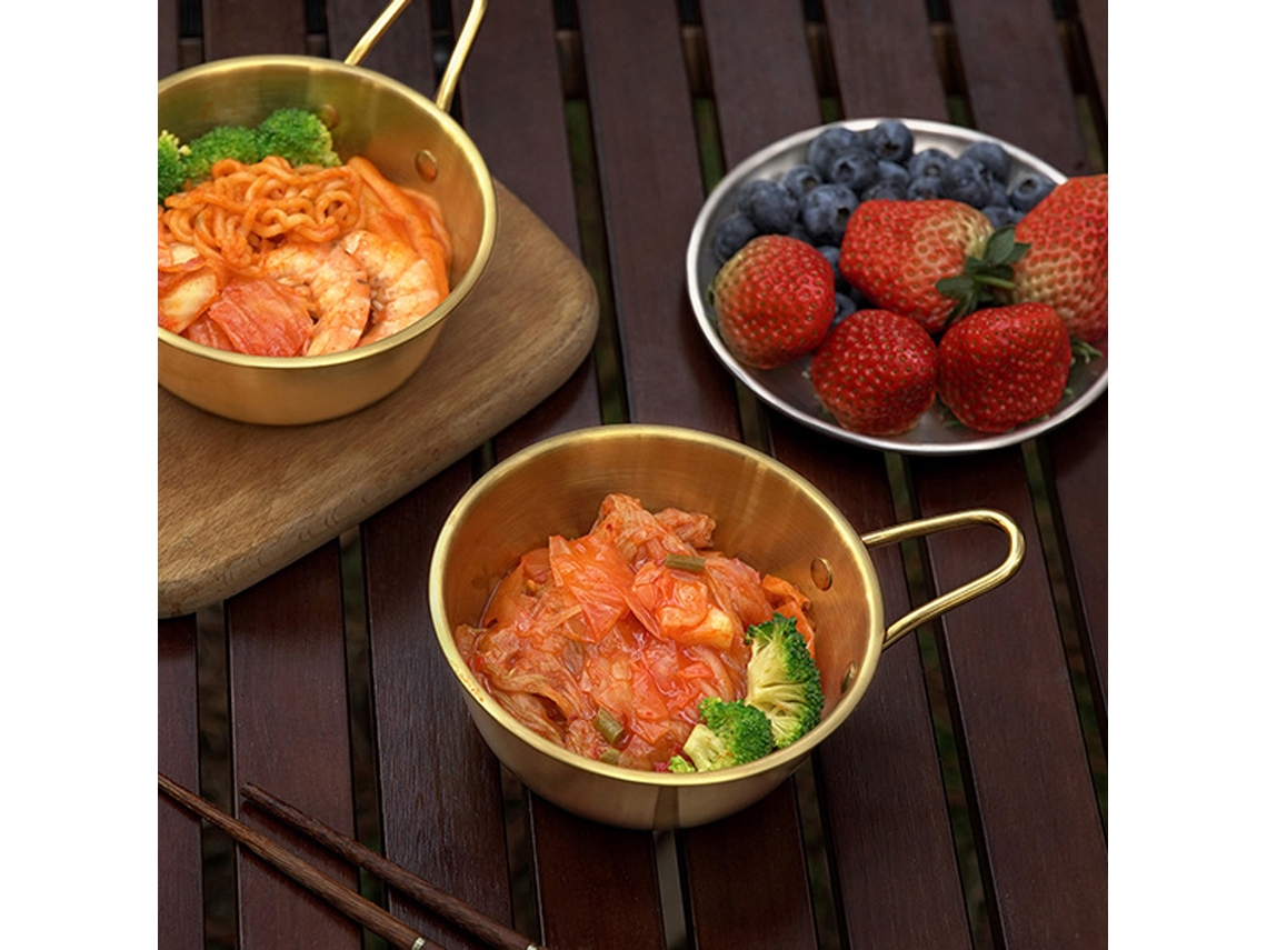 Bowl de Aço Inoxidável 304 380ml para Camping | S/MARCA