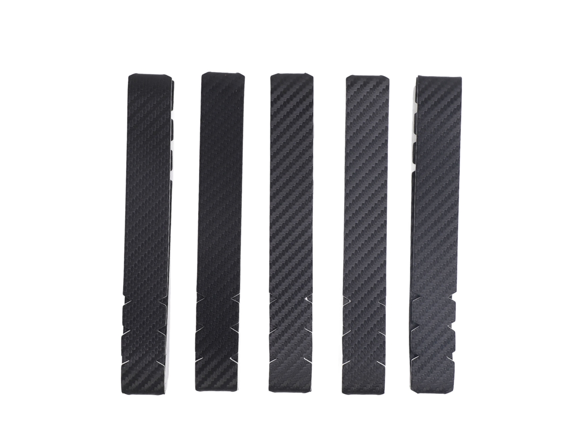 5 Fitas De Borda Para Raquete De Pickleball Protector De Moldura Pu Serrado 21mm Ajuste Perfeito Em Bordas Curvas