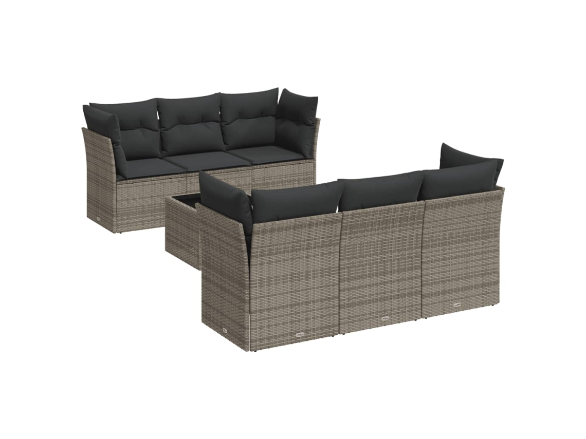 Garden Sofa Set, Garden Sofa Sets Vidaxl Cinzeto Rattan / Vime (n/a)