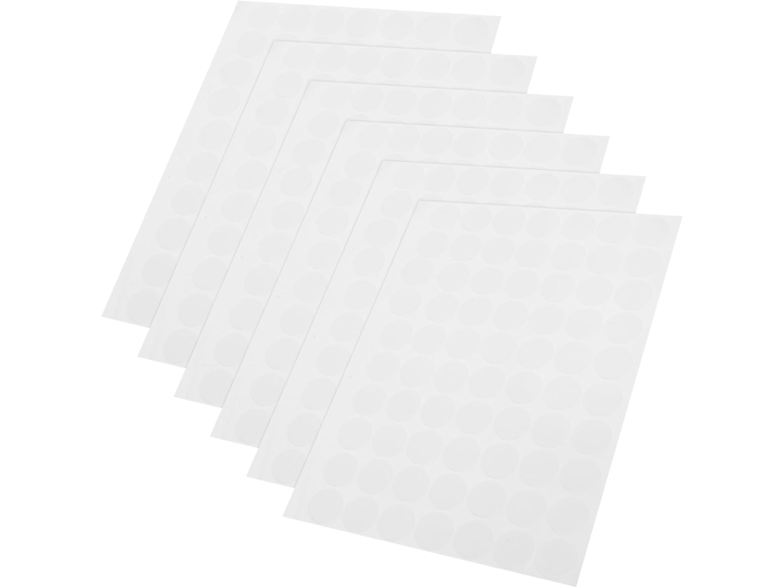 6 Folhas E Elegantes Adesivos De Parede Fita Acrílica Redonda