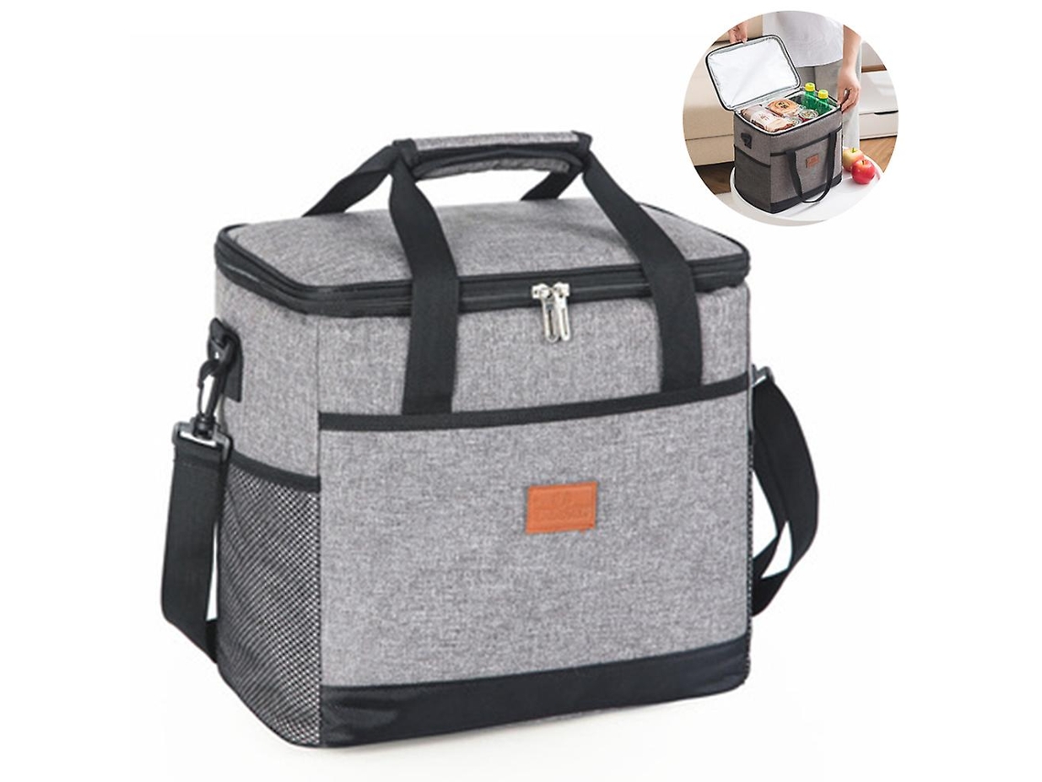 Lurelia Lancheira Térmica Portátil 15l/25l Cinza Isolada Impermeável Trabalho Viagem