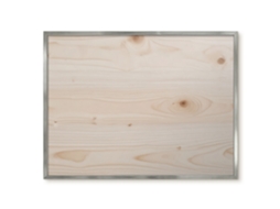 Magnetic Board Wooden Texture For The Living Room Espelharte (80x60 Cm)
