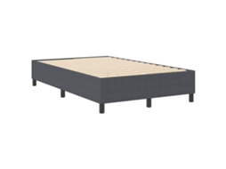 Estrado De Cama Moderna Cinza Escuro Vidaxl Grey Fabric (120x200 Cm)