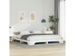 Vidaxl Estrutura da Cama Branco 180 X 210 Cm