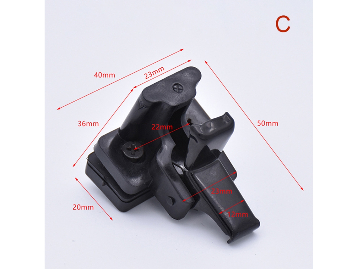 Braçadeira De Encaixe Trava Pressão Para Vidro Porta Escavadeira, 40 Mm, Carro.
