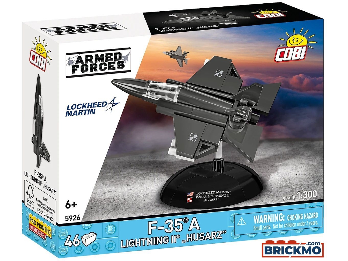 Cobi Armed Forces 5926 Lockheed Martin F-35a Lightning Ii Husarz 5926