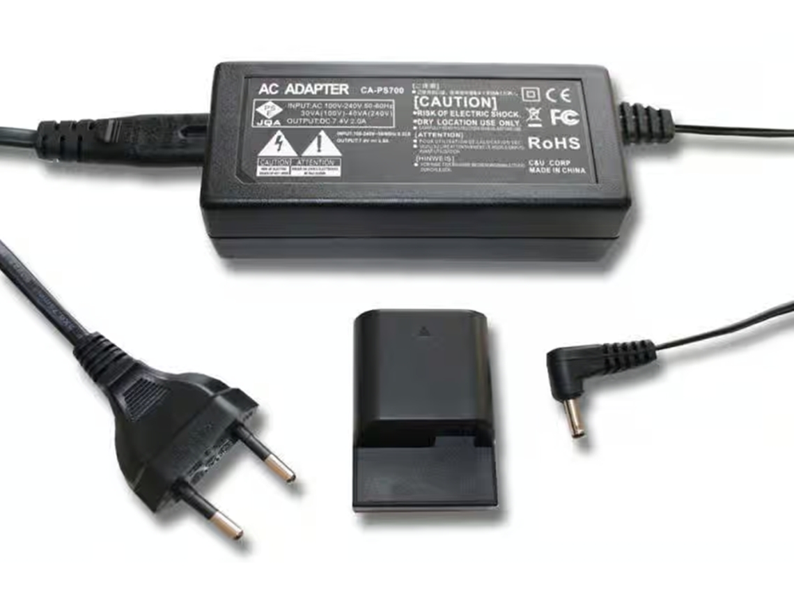 Fonte de Alimentação Substituta para Câmara + Acoplador Dc Tipo Canon Vhbw 800103105