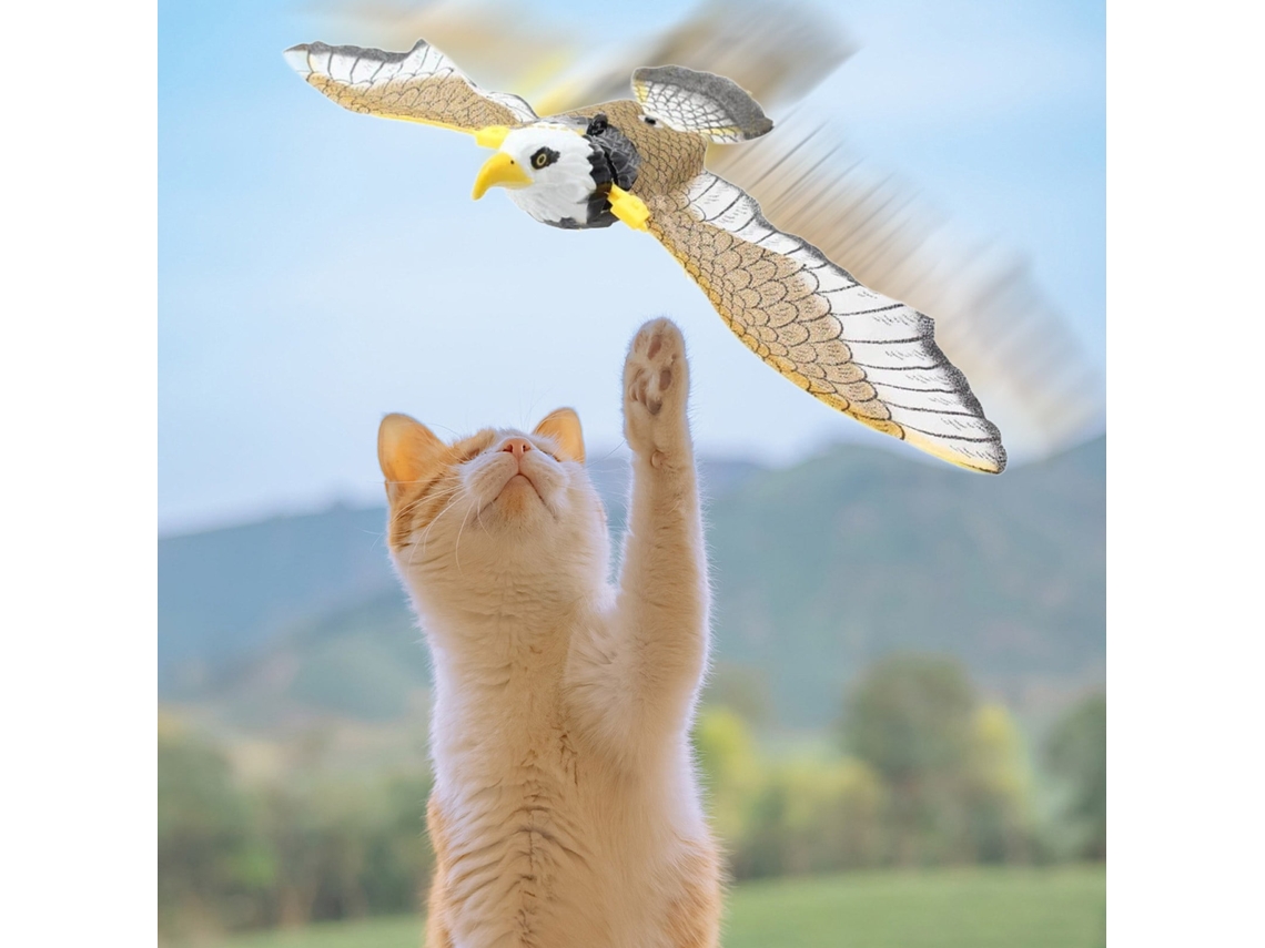 Brinquedos De Gato Interativos Com Pássaros Voadores