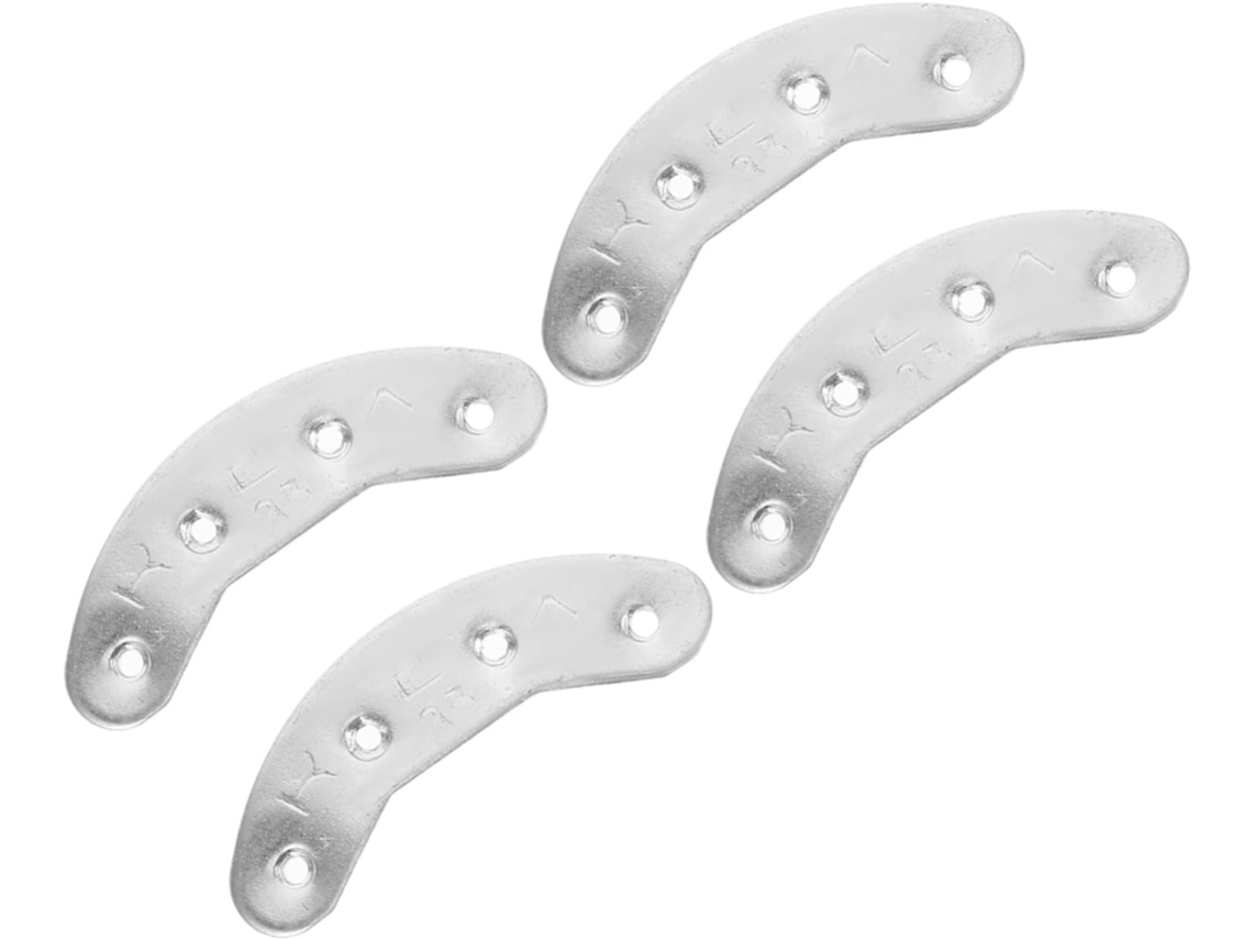 2 Pares De Placas Metal Para Calcanhar, Placas Protetoras Antidesgaste Para Botas E Sapatos Masculinos, Instalação De