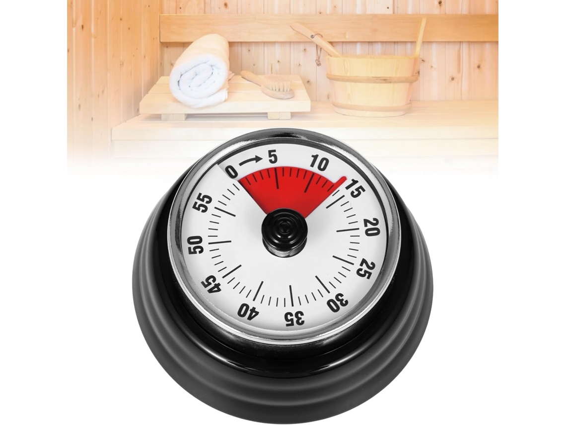 Temporizador De Sauna Em Aço Inoxidável À Corrosão Ao Calor 5 6 X 3