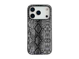 Capa Texturizada Fosca Para Celular, Oferecendo Proteção Contra Impactos.black Python - Iphone 12