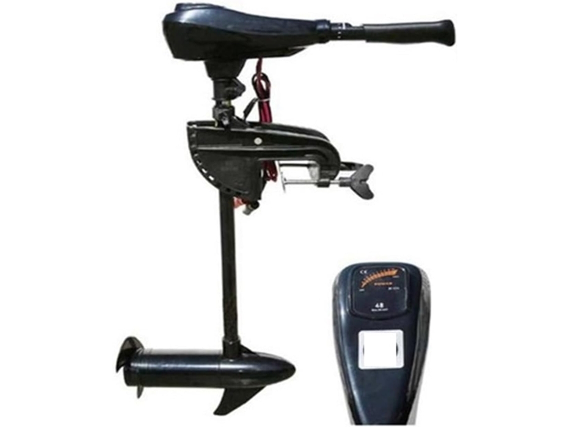 Motor de popa para barco inflável, caiaque, elétrico 50 Lbs 12 V SFUSHOS