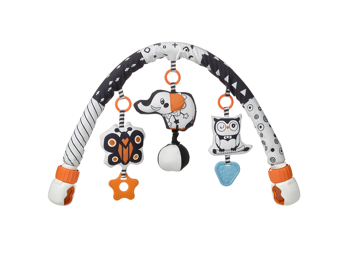 Primerox brinquedo Sensorial Arco para Bebê para Carrinho Berço Assento de Carro com Animais Removíveis