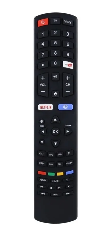 Controle Remoto Quasar Smart Tv Pantalla Led 4kvayotoy
