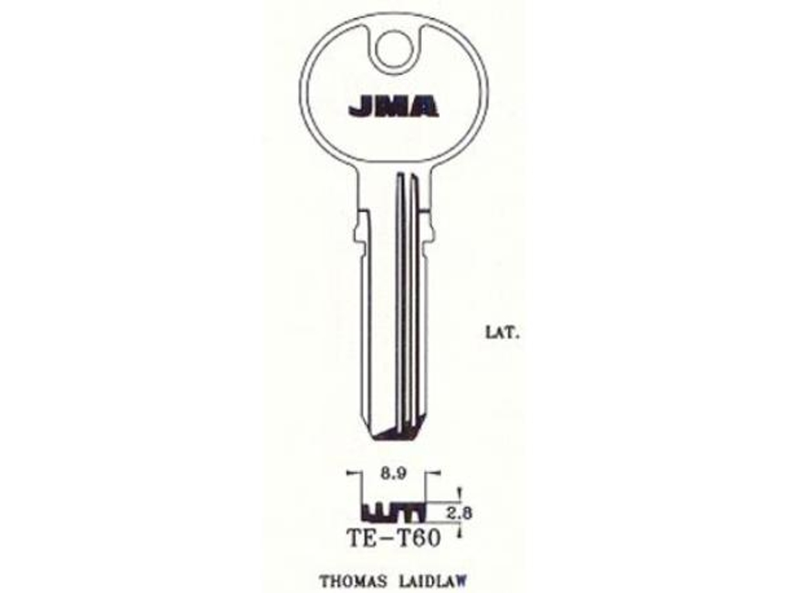 Llavin te-t60 laton seguridad b/10