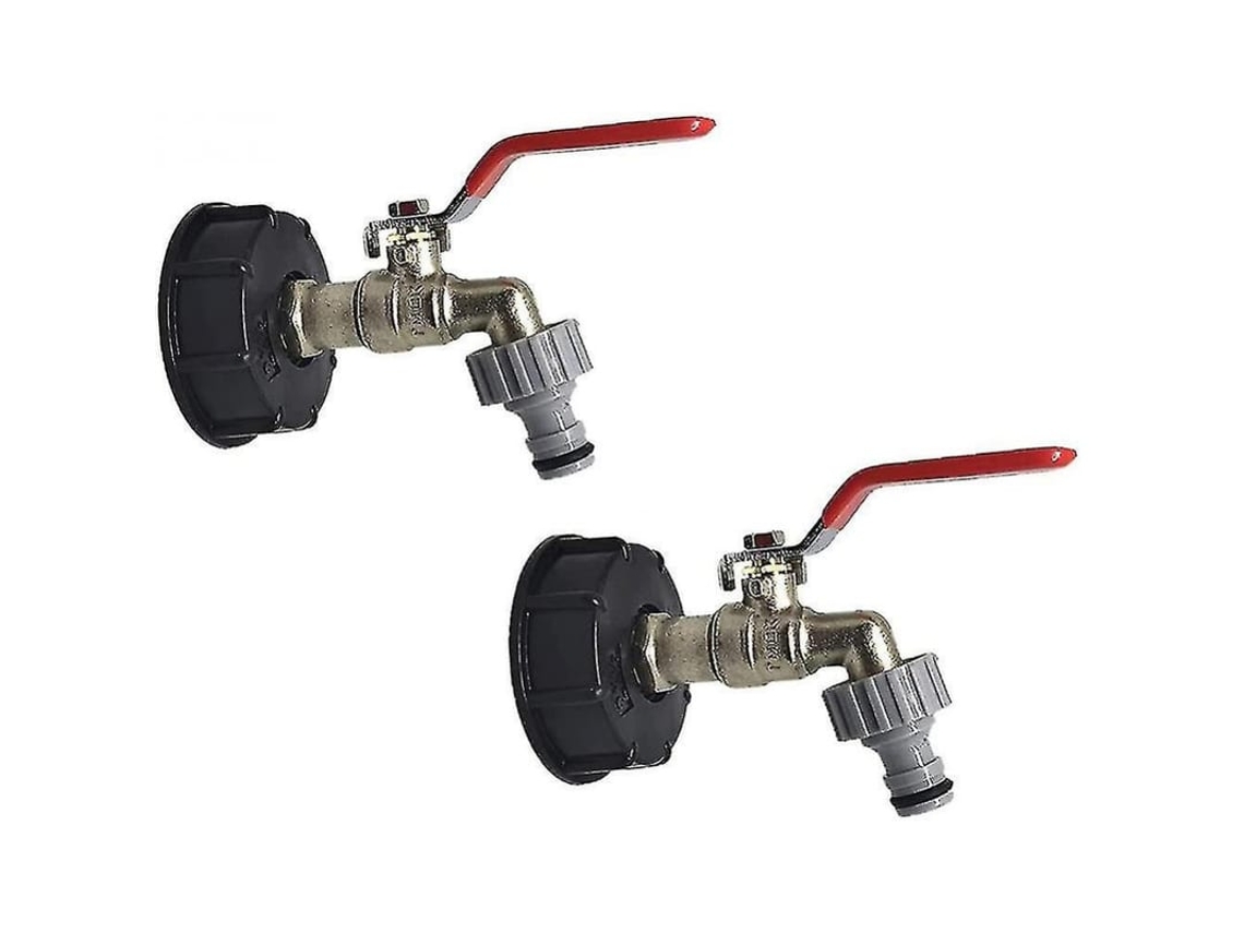 2026-grifo Para Depósito De 1000l, Adaptador De Grifo Para Coletor De Água Da Chuva Ibc, Válvula De Drenagem