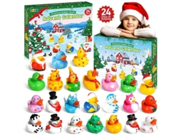 Calendário Do Advento 2024 Pato De Borracha De Natal - 24 Dias Presentes Para Contagem Regressiva
